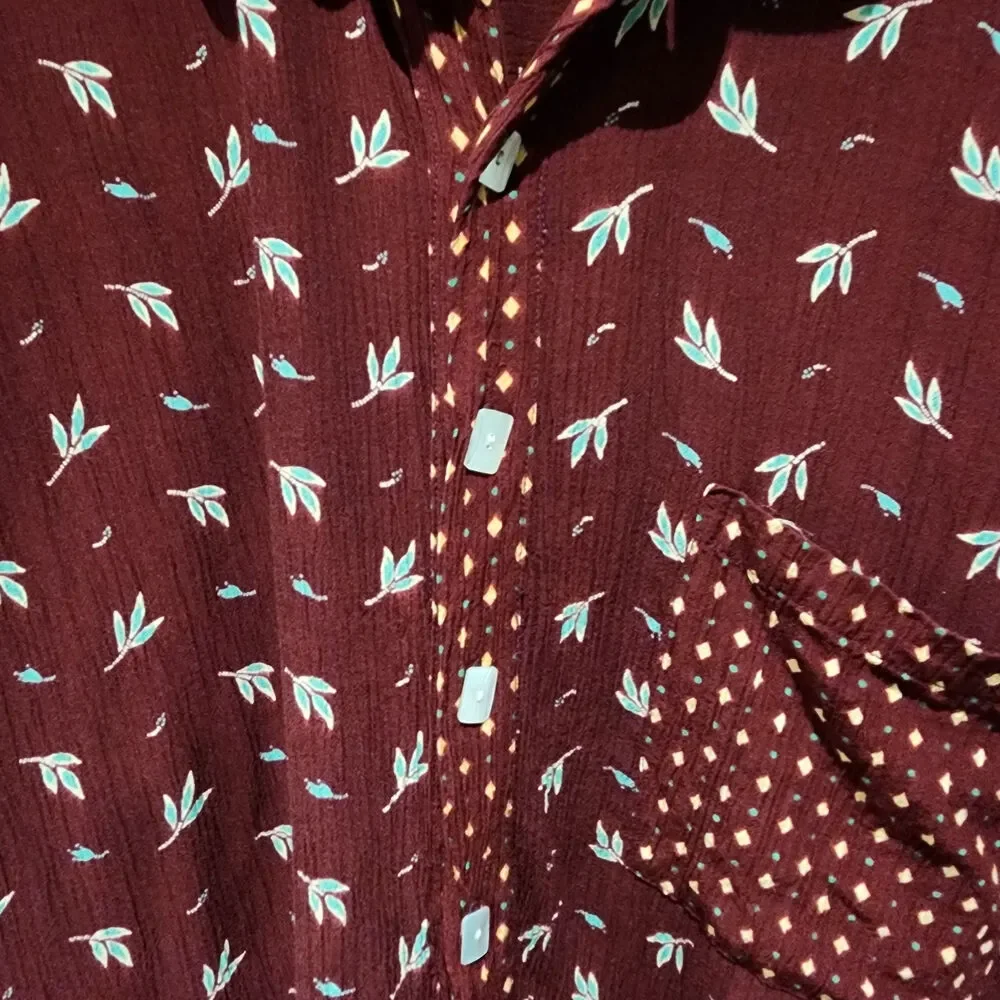 Vintage Blouse 1990s Button Down - Picture 5 of 6